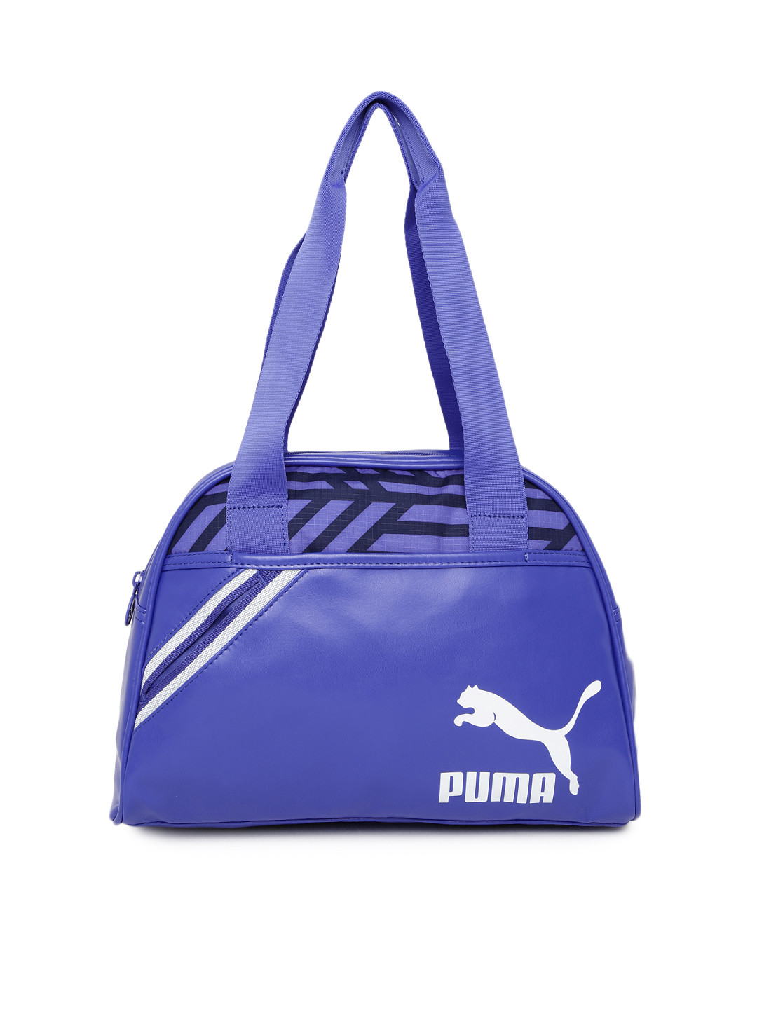 Buy PUMA Blue Printed Archive Shoulder Bag Handbags for Women 1124864
