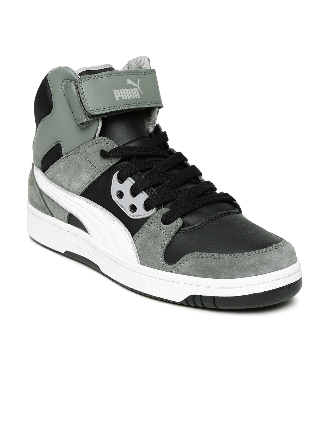 Buy PUMA Unisex Grey & Black Rebound Street SD Casual Shoes - Casual ...