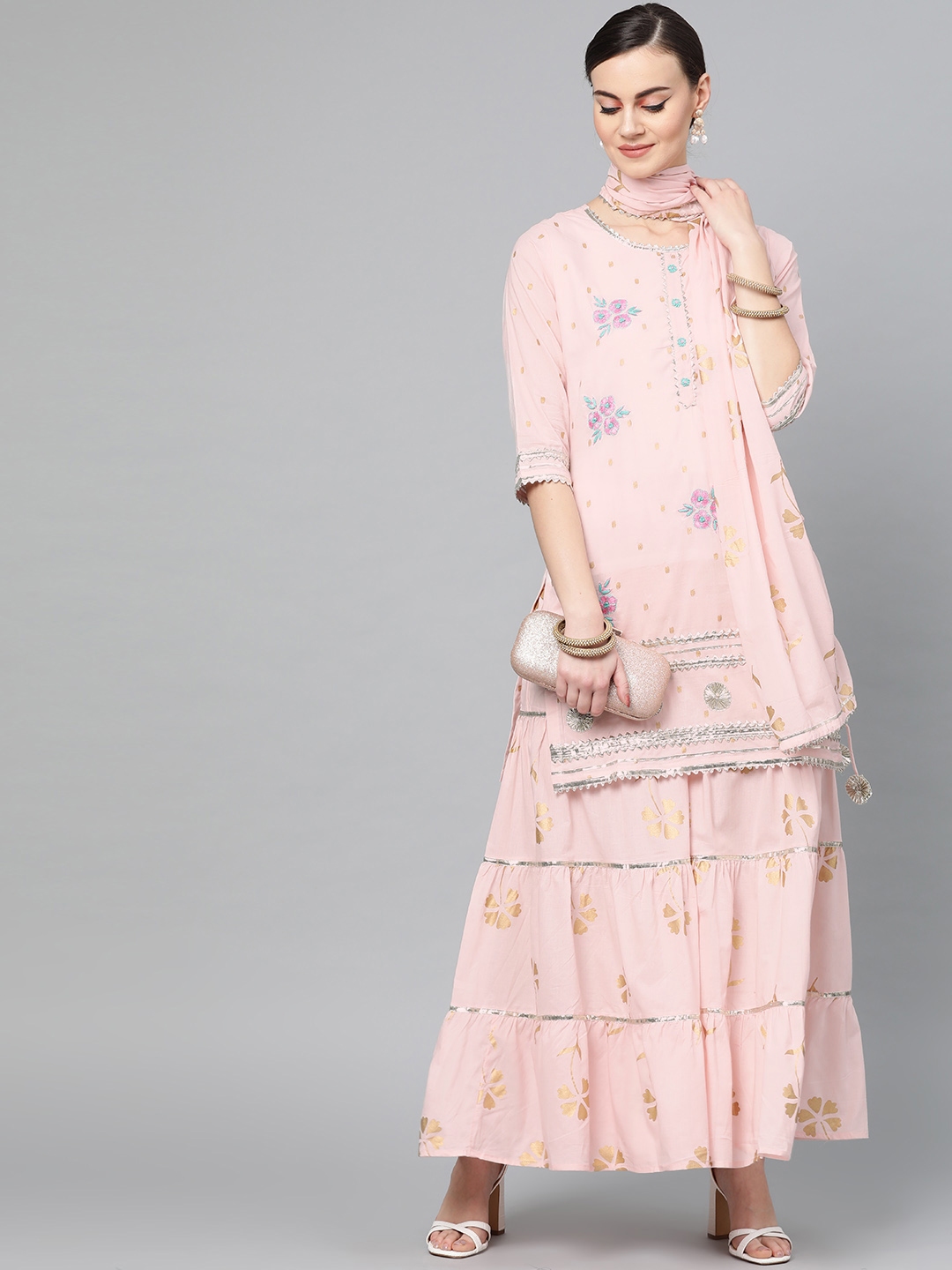 sharara set in myntra