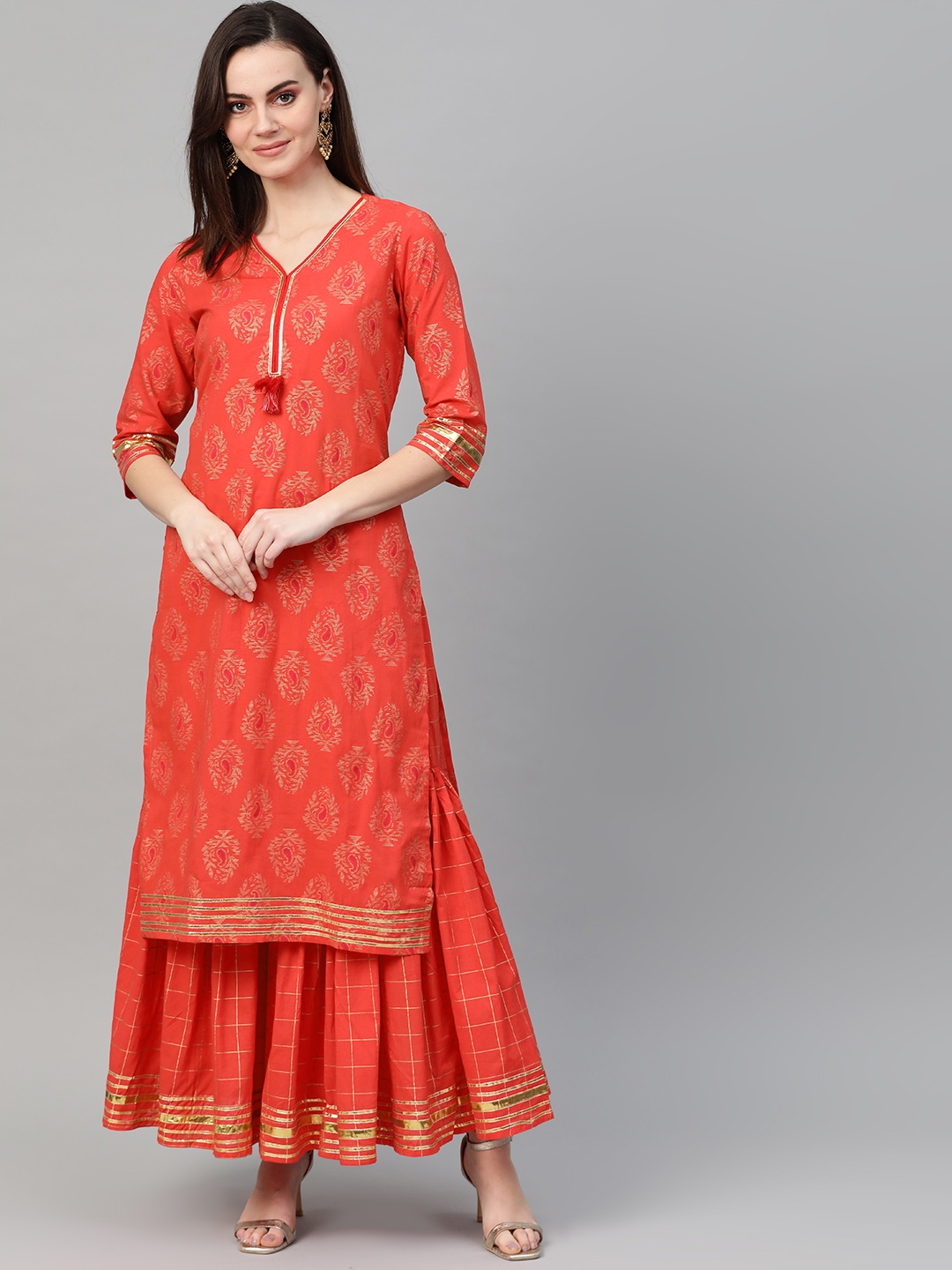 sharara set in myntra