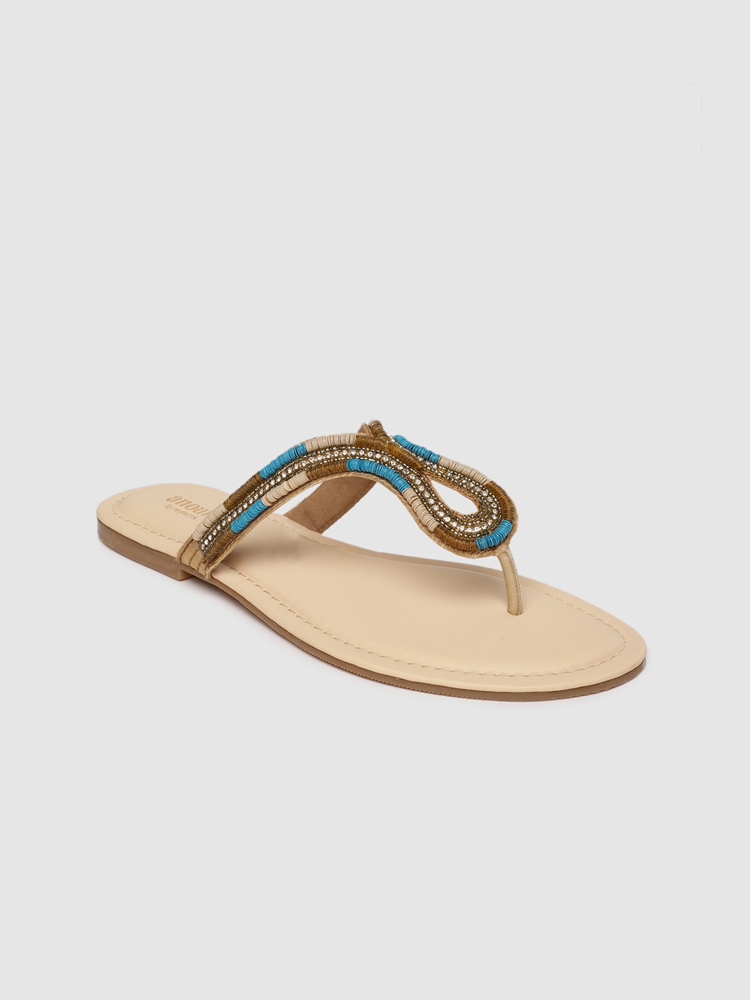 anouk open toe flats