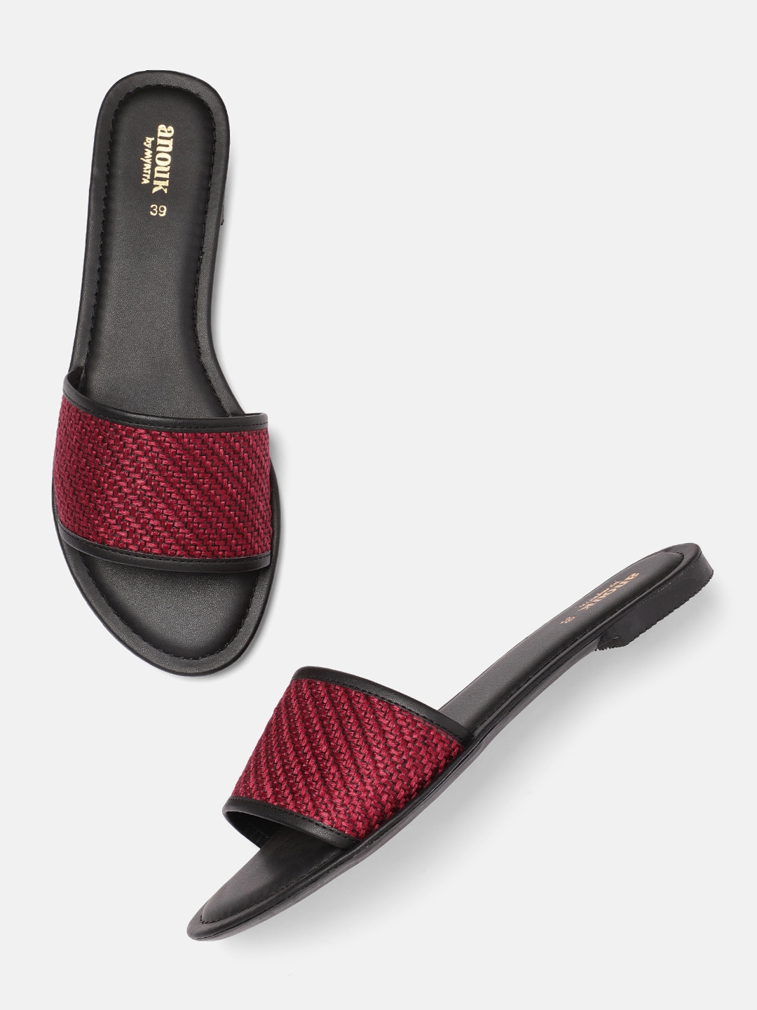 anouk open toe flats