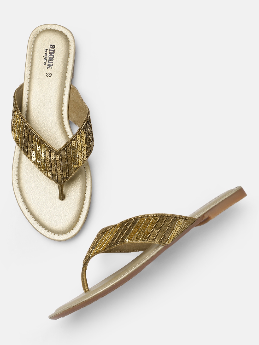 anouk open toe flats