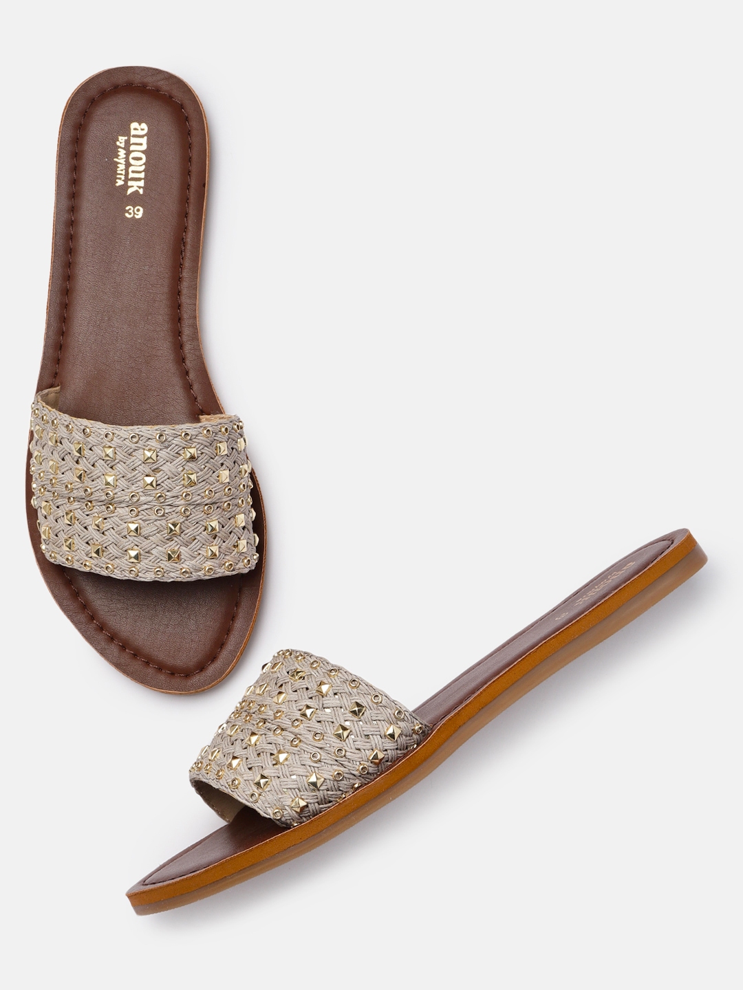 anouk open toe flats