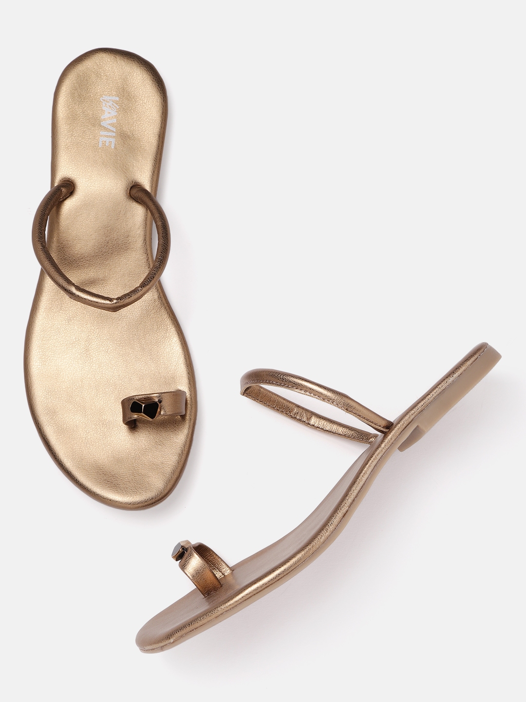 bronze flats for women