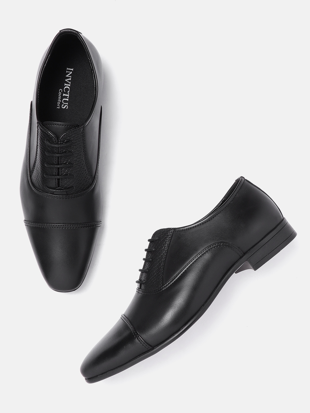 invictus black formal shoes