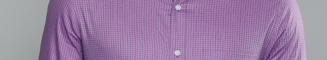 Buy Louis Philippe Men Purple Classic Fit Checked Formal Shirt - Shirts for Men 11267468 | Myntra