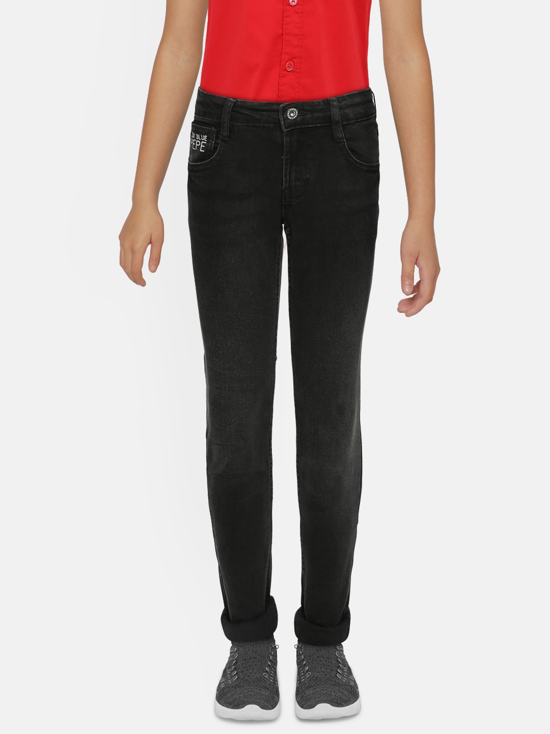 slim fit mid rise jeans