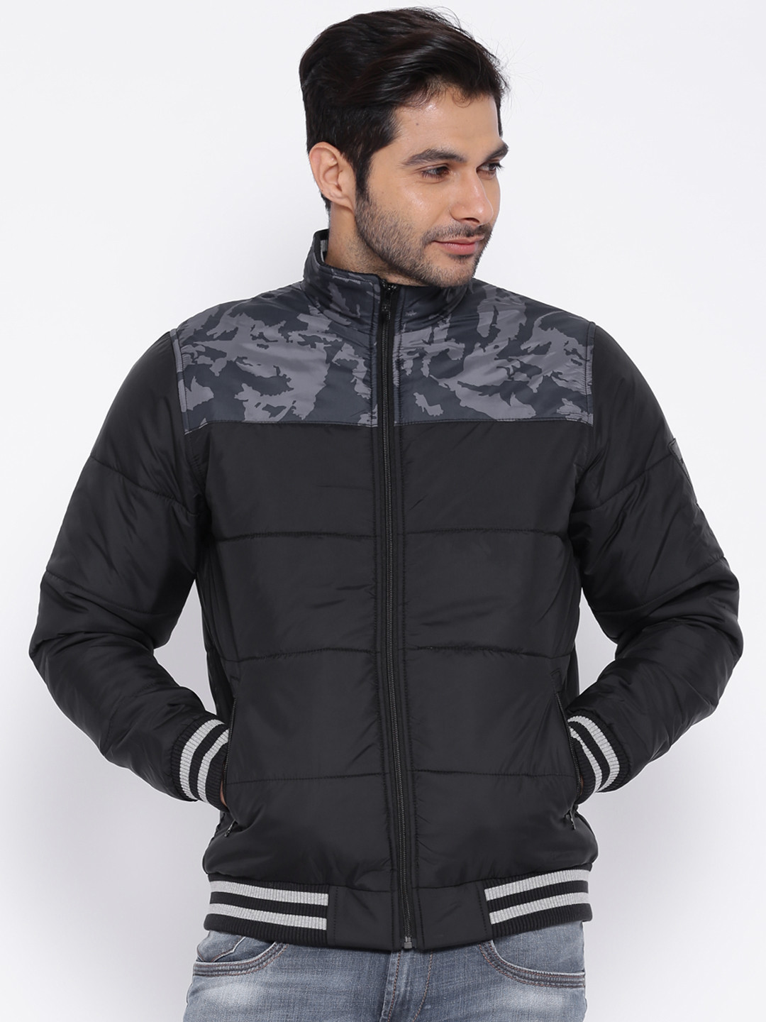 Buy Pepe Jeans Black Jacket Jackets for Men 1127714 Myntra