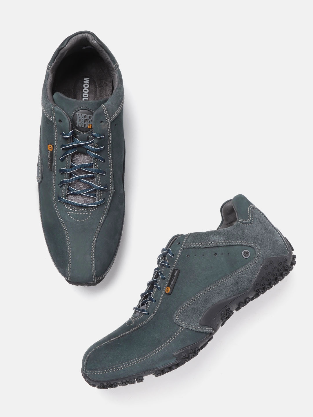 Navy blue discount woodland shoes