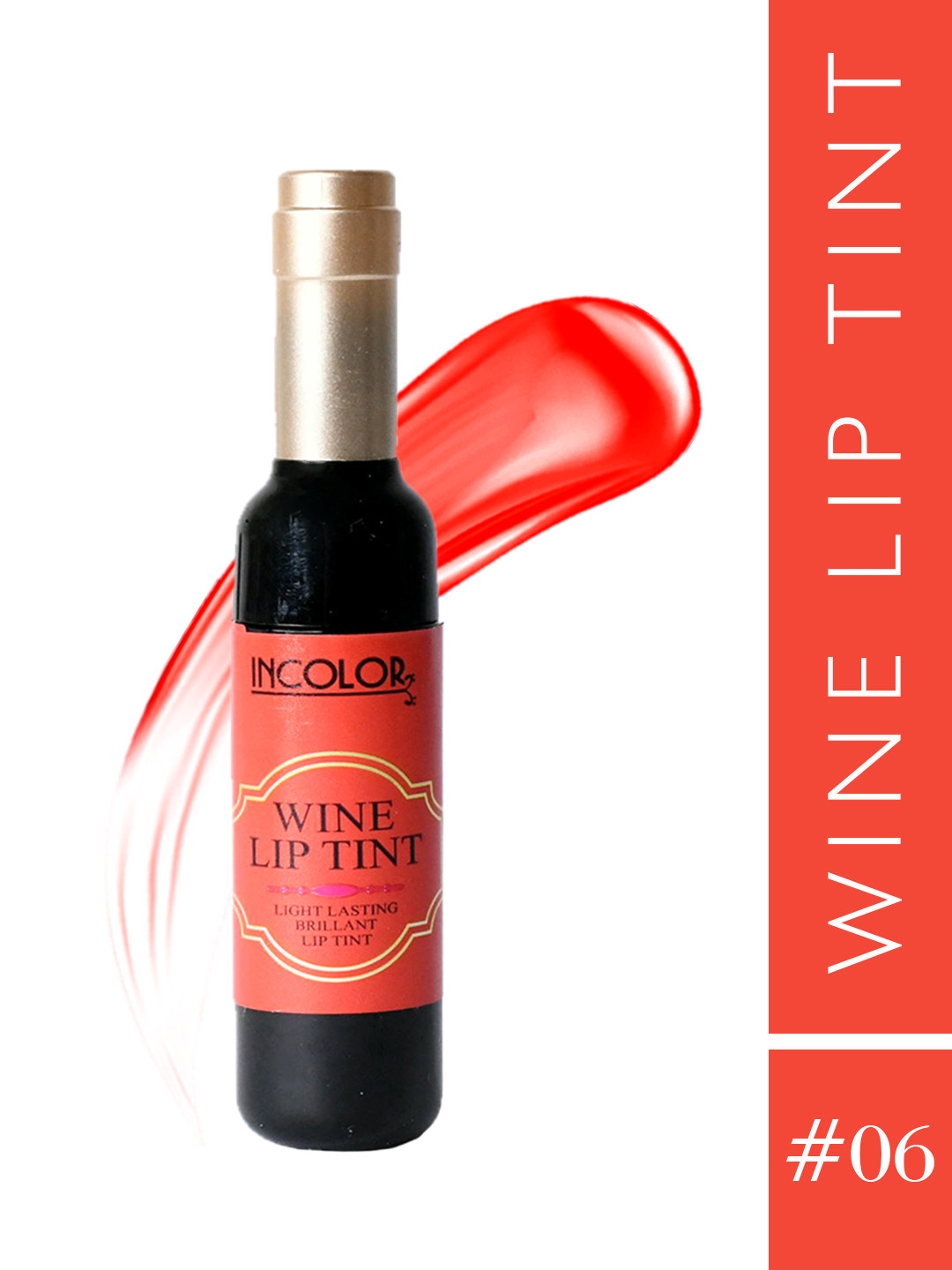 Buy INCOLOR Wine Lip Tint 06 Flamenco Red Lipgloss 6ml Lip Gloss for