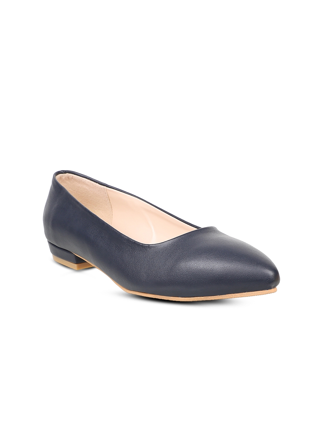 womens navy blue flats