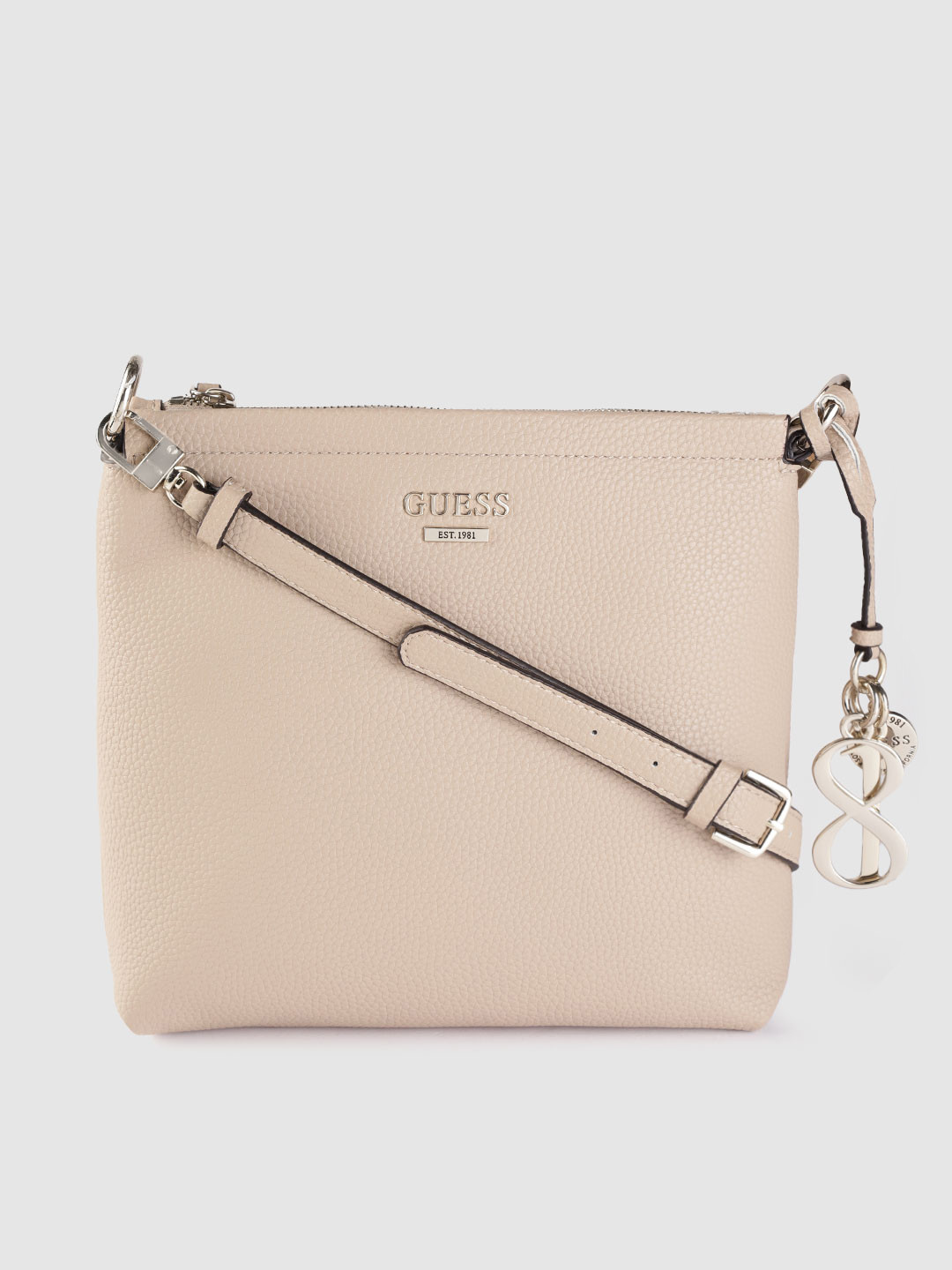 Buy GUESS Beige Solid Sling Bag Handbags for Women 11321434 Myntra