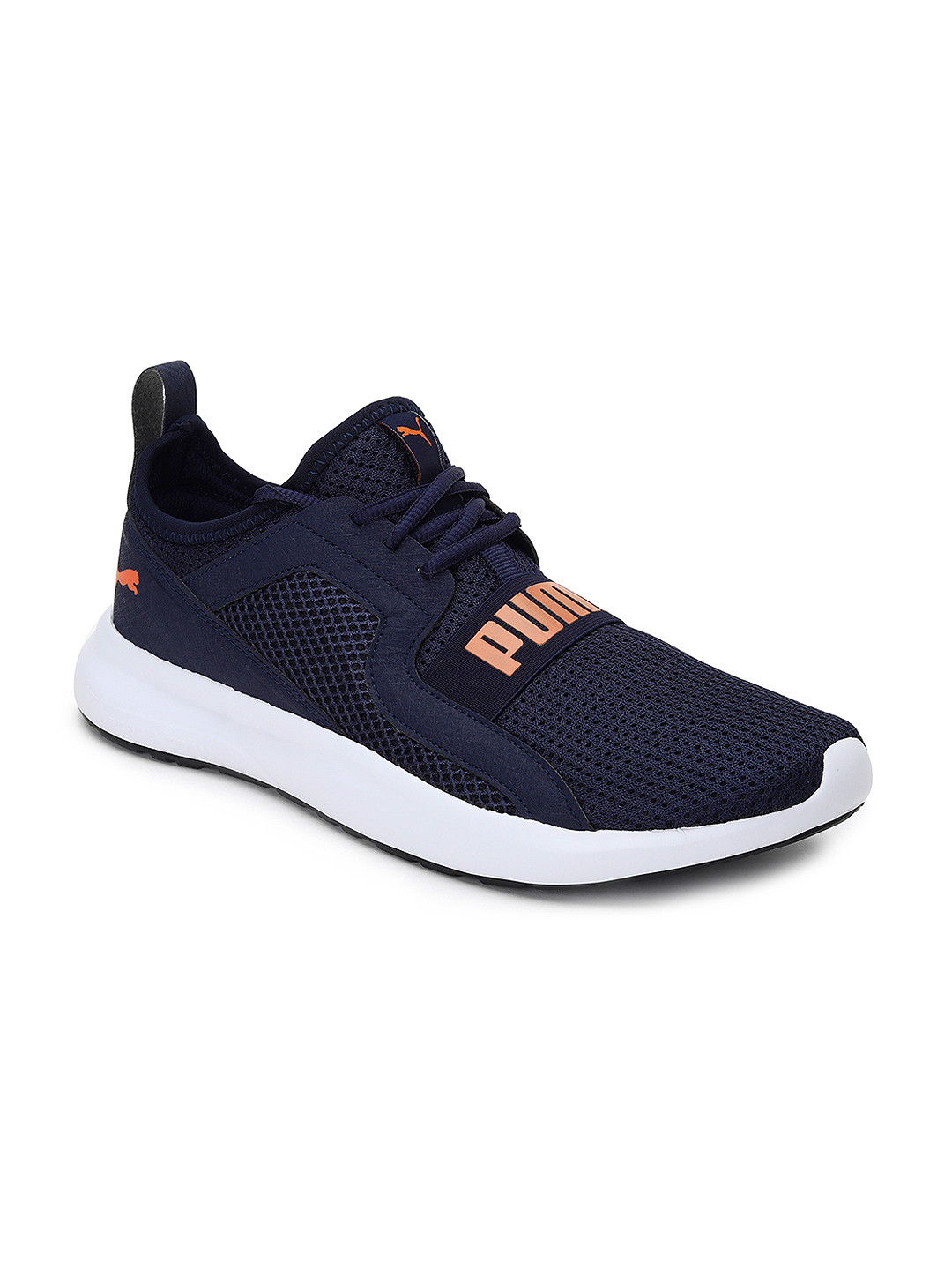 Buy Puma Men Navy Blue Mesh Troy MU Walking Shoes Sports Shoes for