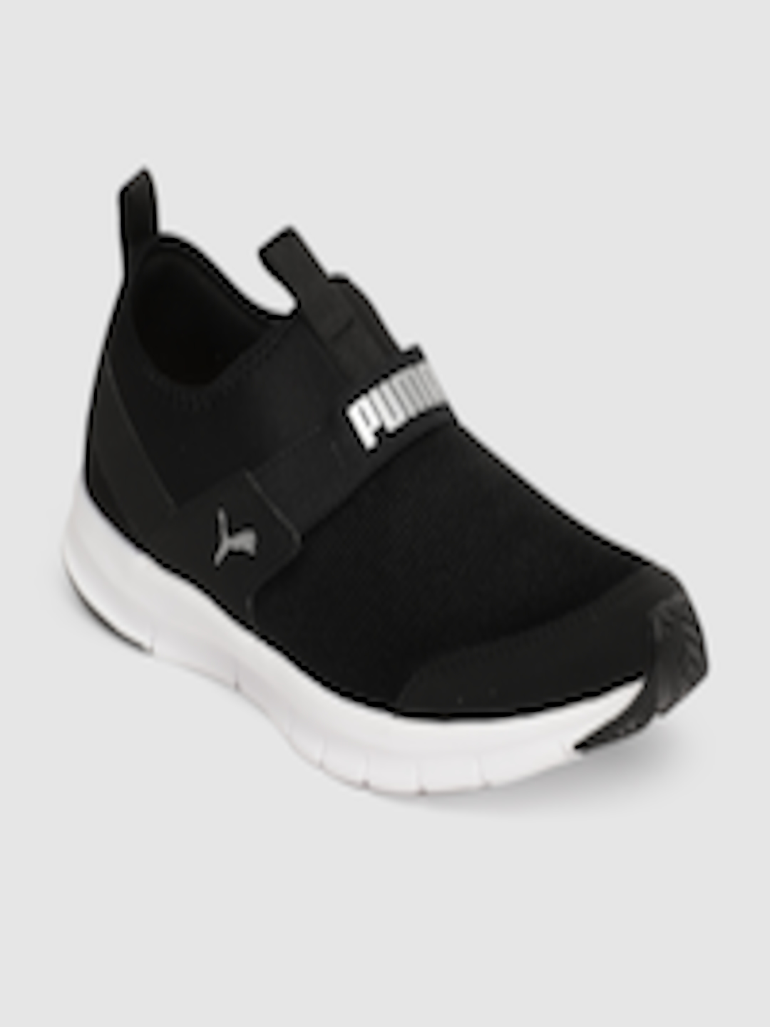 Buy Puma Men Black Solid Slip On Knit Walking Shoes - Sports Shoes for ...