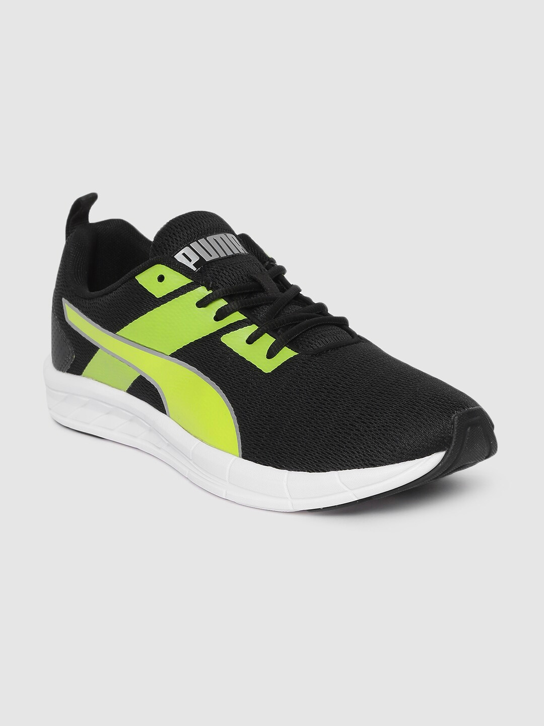Buy Puma Men Black Meteor NU Running Shoes - Sports Shoes for Men ...