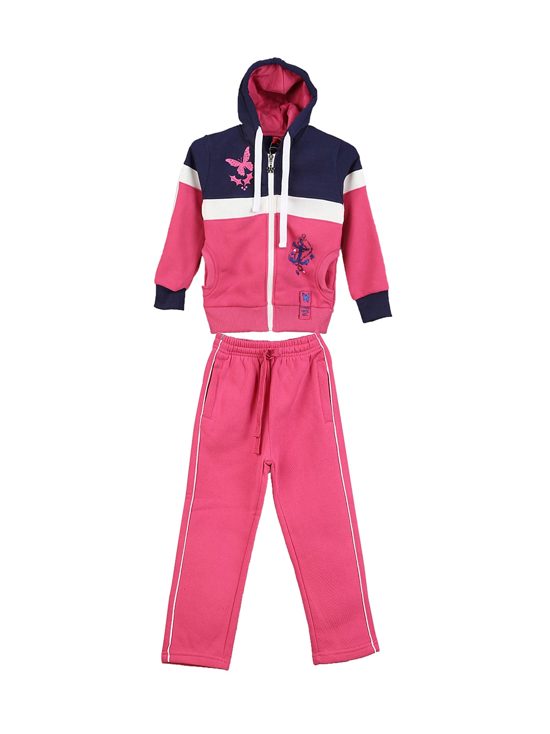 ladies pink tracksuit set