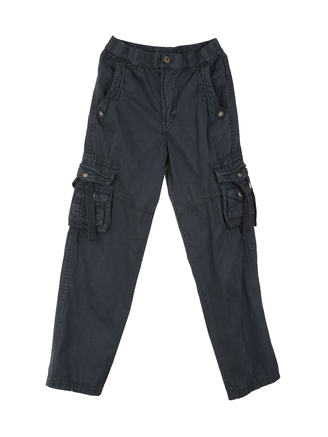 boys navy cargo trousers