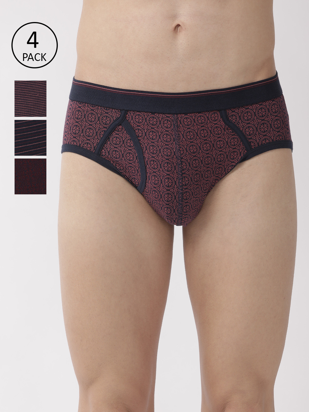 Buy Marks & Spencer Men Pack Of 4 Mid Rise Hipster Briefs T146714S