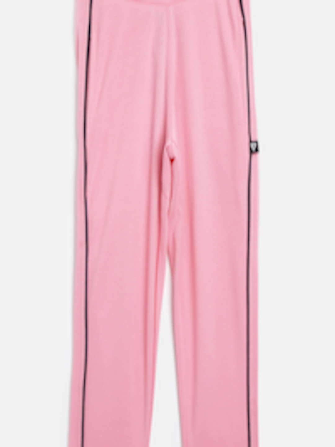 Buy PROTEENS Girls Pink Solid Track Pants - Track Pants for Girls ...