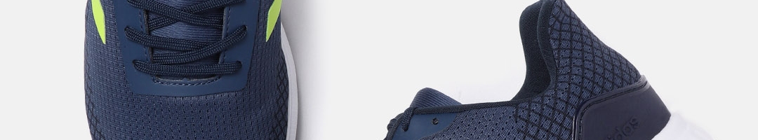 Buy ADIDAS Men Navy Blue & Black Ancho Woven Design Running Shoes ...