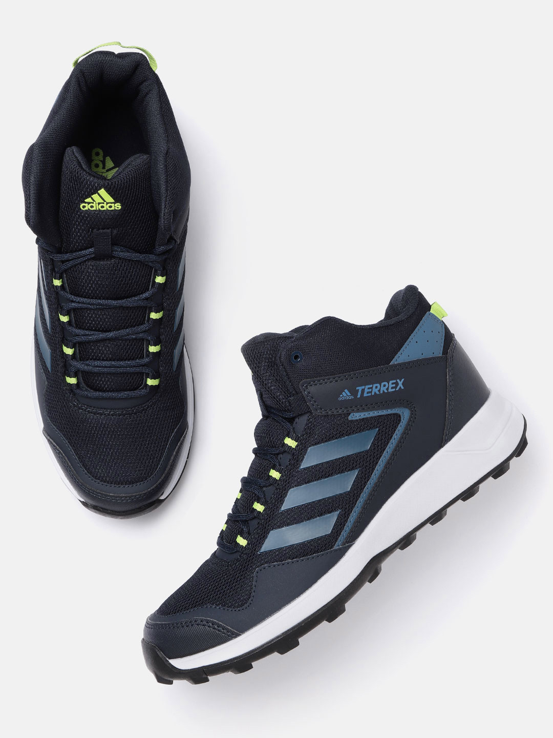 adidas men's trail rocker mid track and field shoe
