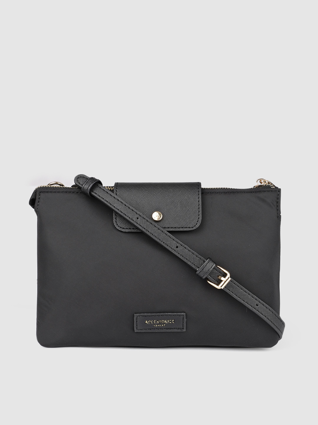 Buy Accessorize Black Solid Sling Bag Handbags for Women 11357032 Myntra