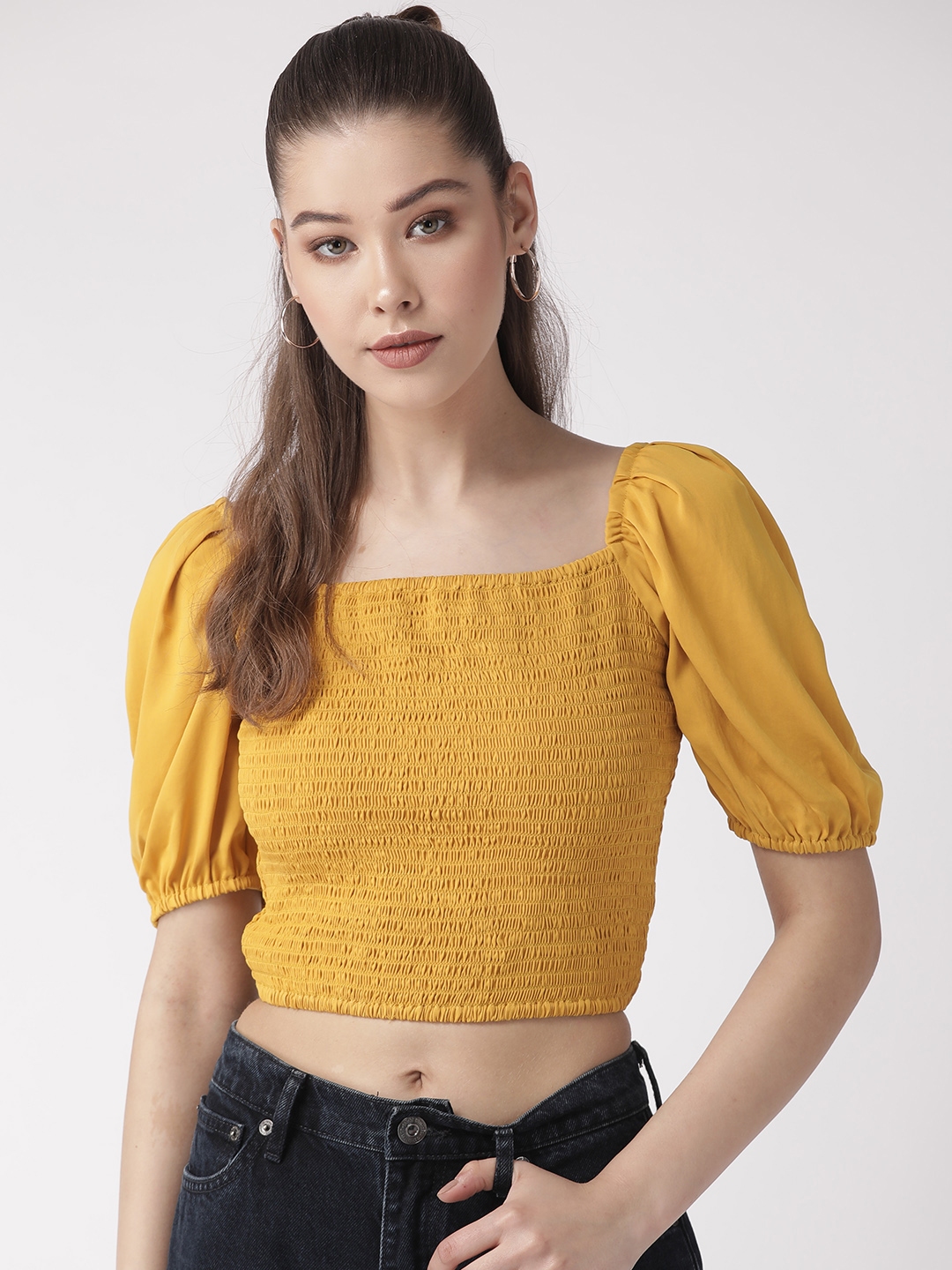mustard yellow crop