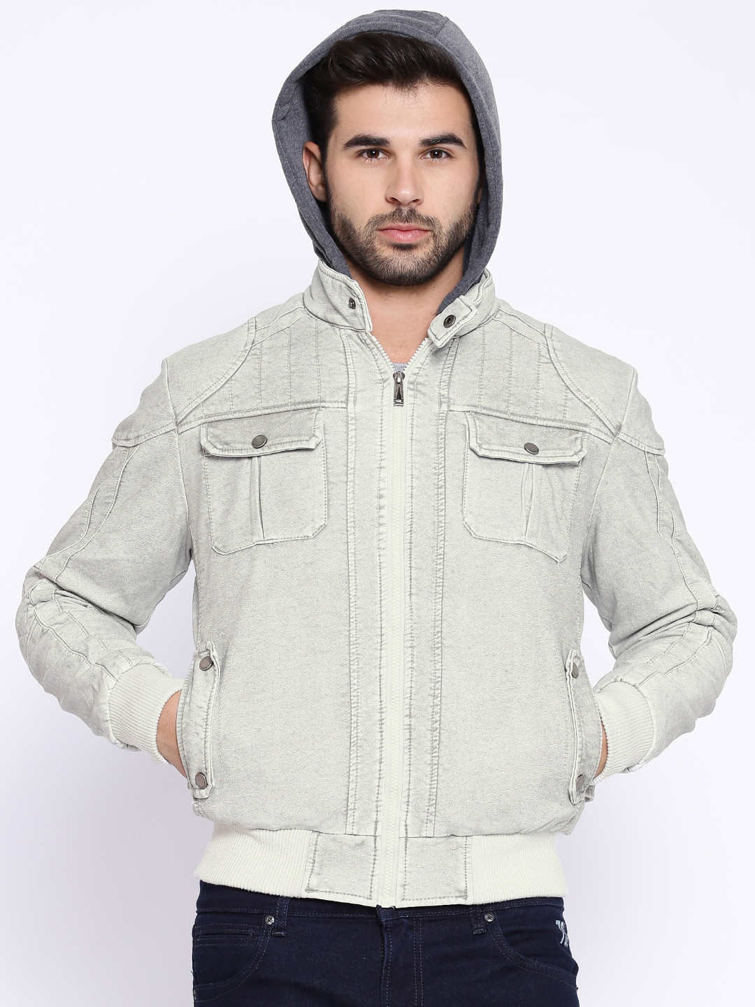 Buy Killer Off White Jacket Jackets for Men 1136311 Myntra