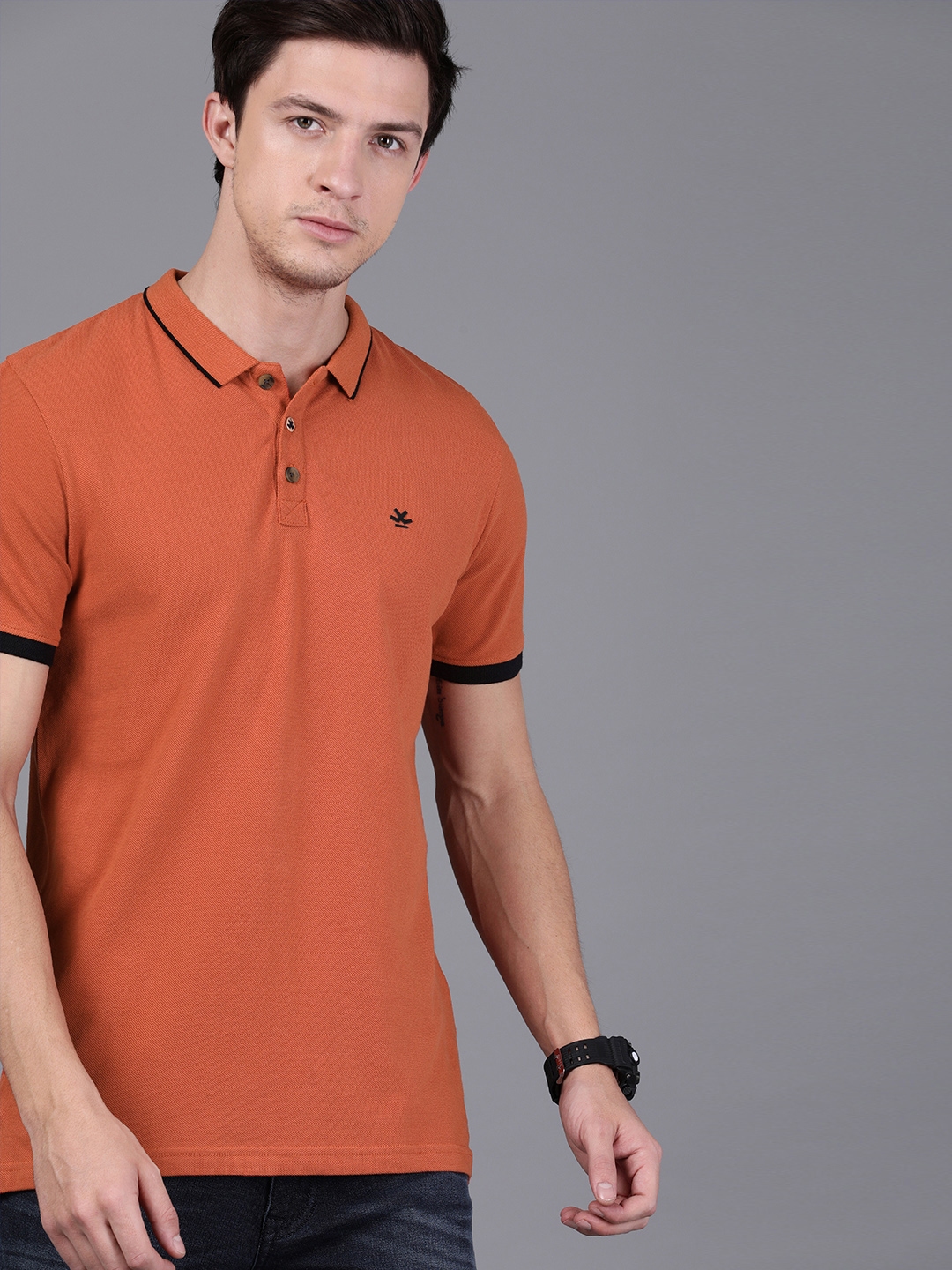 wrogn collar t shirts