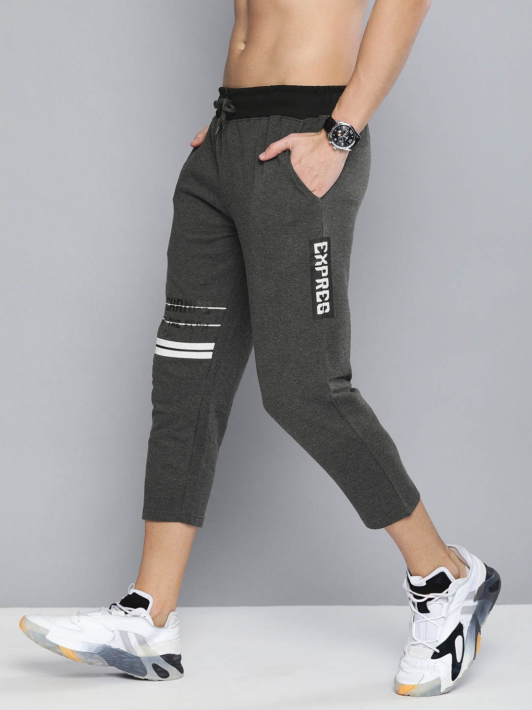 three fourth track pants