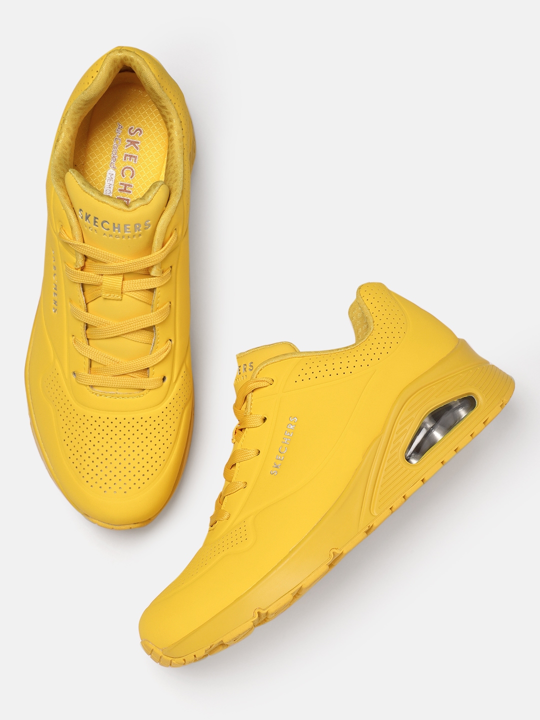 skechers yellow shoes