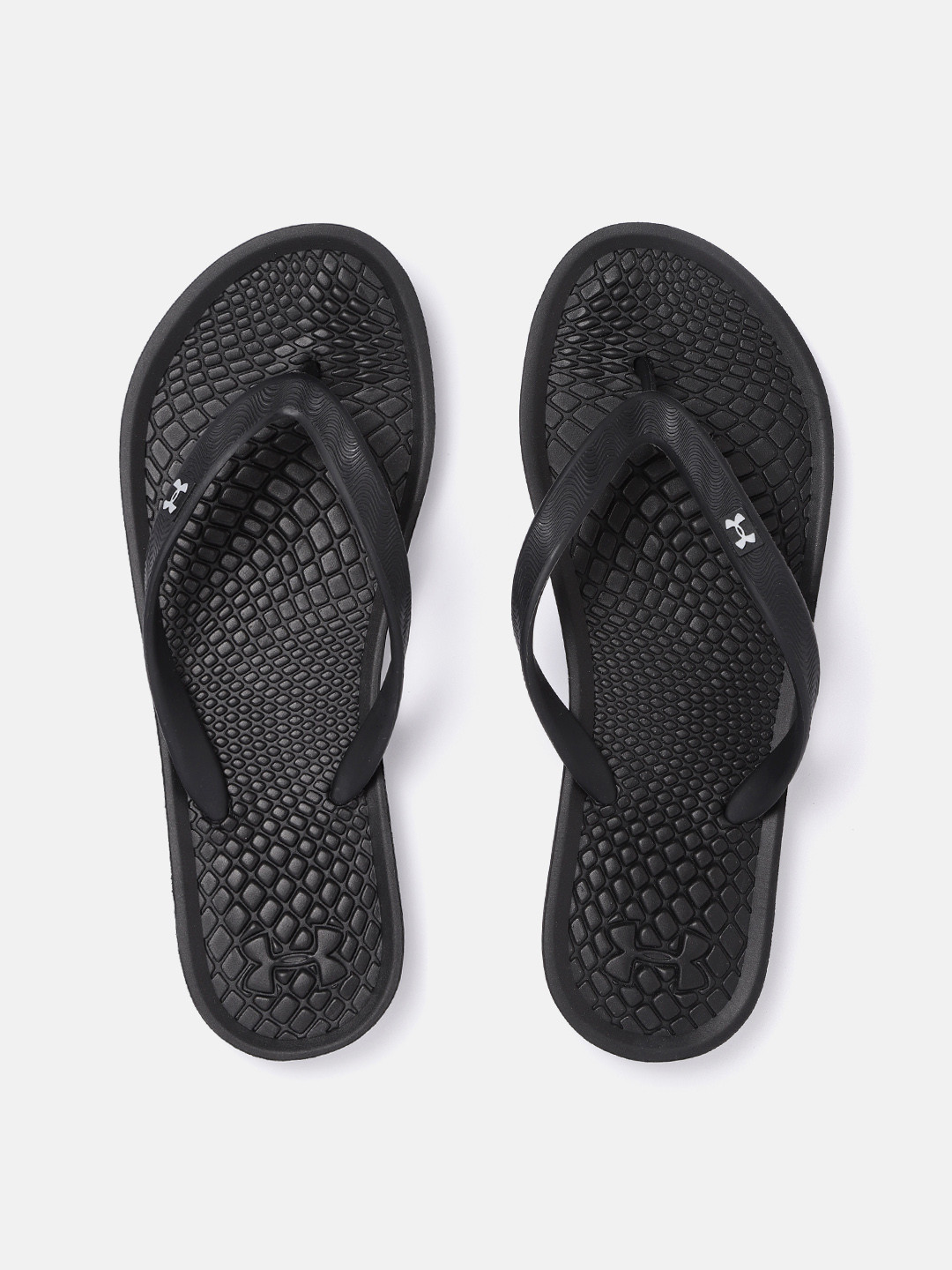 Buy UNDER ARMOUR Women Black Atlantic Dune Textured Thong Flip Flops