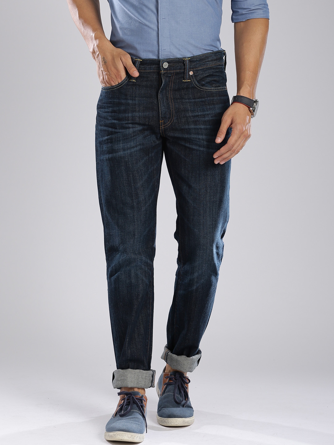 levis dark blue jeans