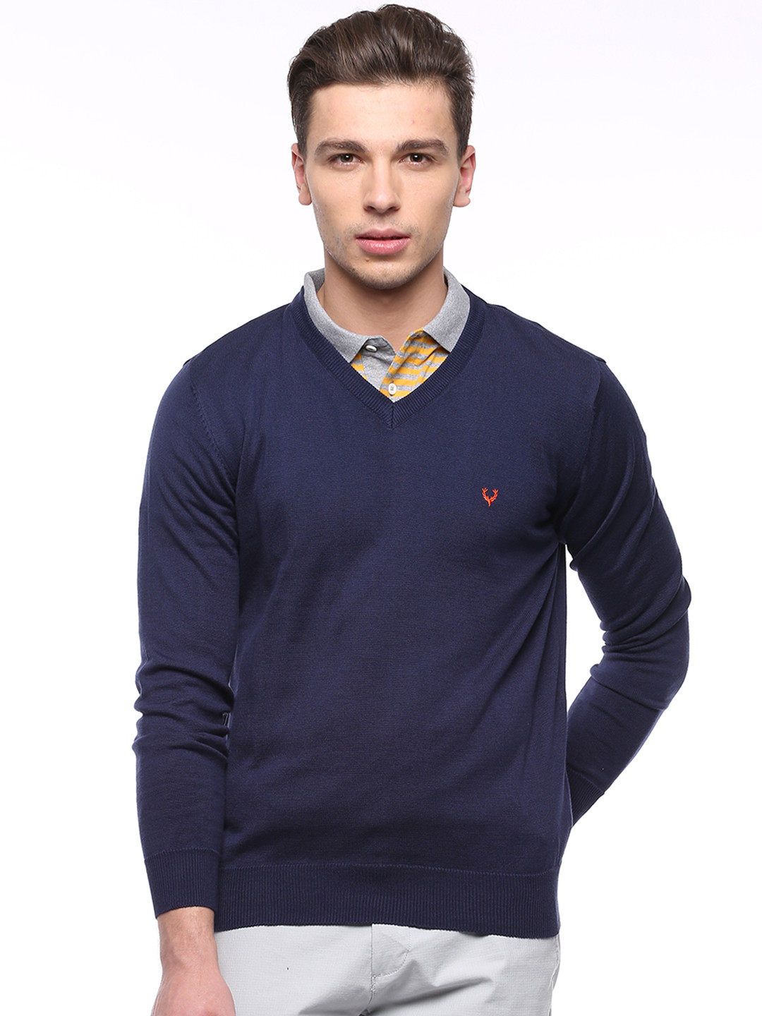 Buy Allen Solly Sport Navy Sweater Sweaters for Men 1139063 Myntra