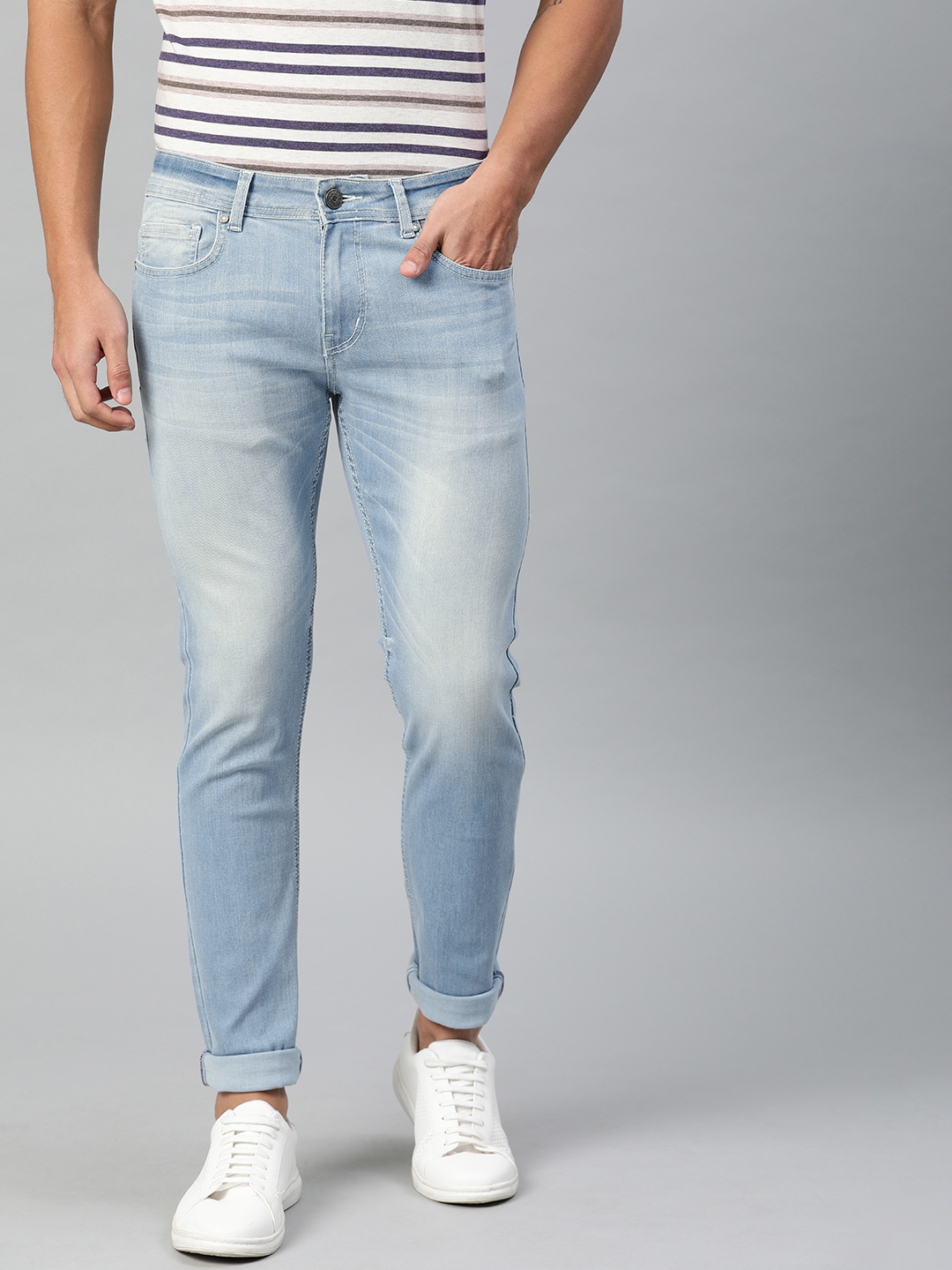 slim fit mid rise jeans