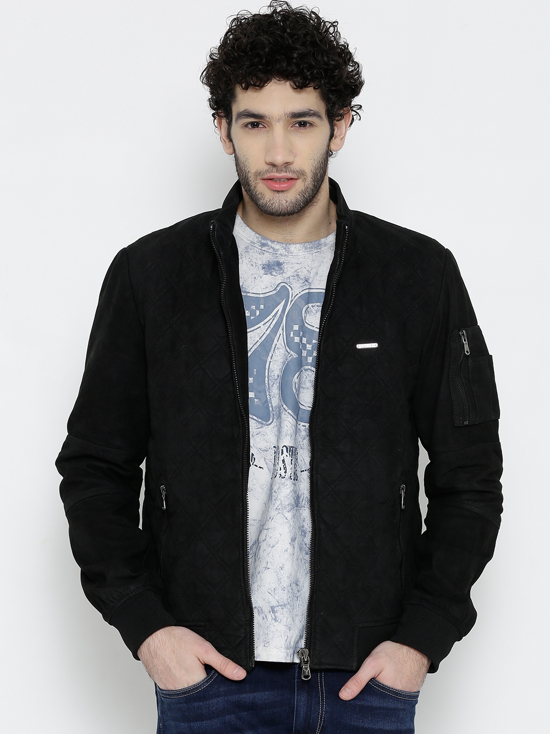 myntra leather jackets