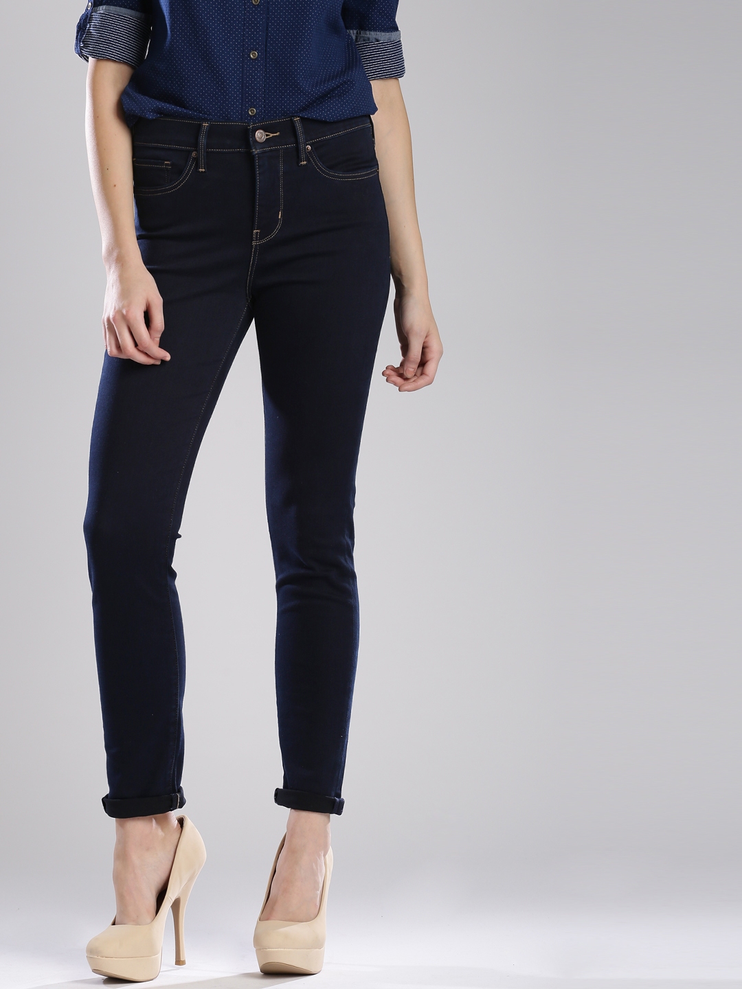 levis navy jeans