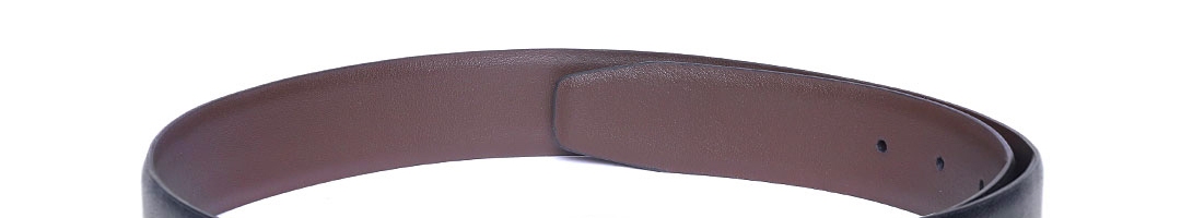 Buy Louis Philippe Men Black & Coffee Brown Solid Reversible Leather Belt - Belts for Men ...