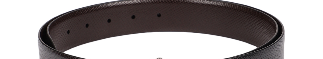 Buy Louis Philippe Men Black & Brown Textured Reversible Leather Belt - Belts for Men 11405620 ...
