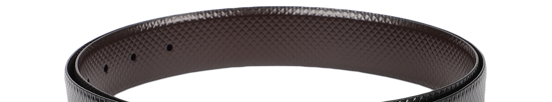 Buy Louis Philippe Men Black & Brown Textured Reversible Leather Belt - Belts for Men 11405648 ...