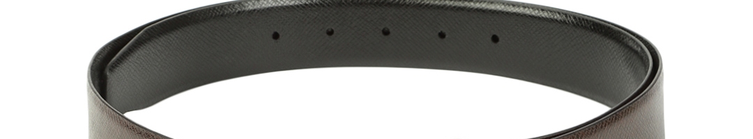 Buy Louis Philippe Men Black Textured Reversible Leather Belt - Belts for Men 11405712 | Myntra