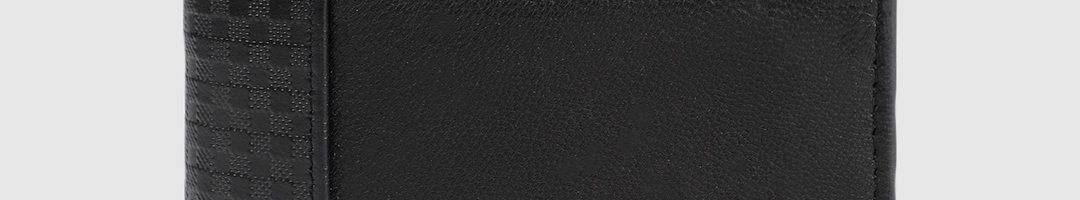 Buy Louis Philippe Men Black Solid Two Fold Leather Wallet - Wallets for Men 11405734 | Myntra