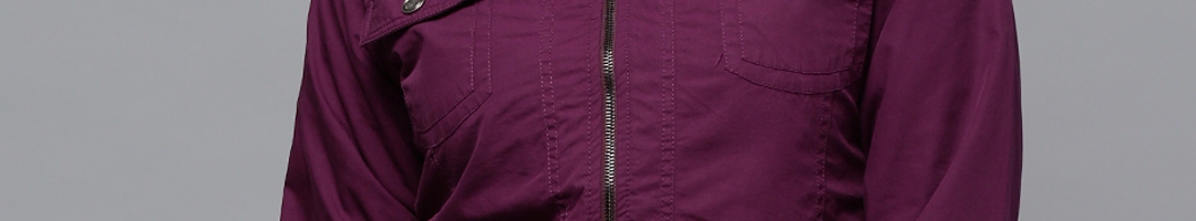 Buy Roadster Purple Jacket - Jackets for Women 1141073 | Myntra