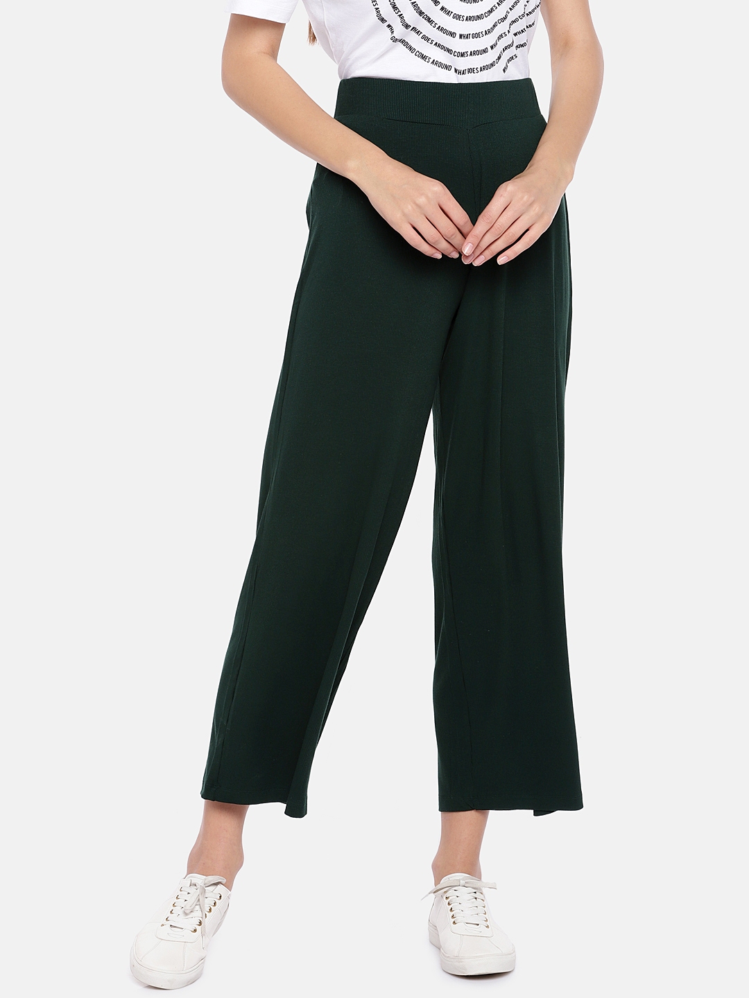 parallel trousers with top