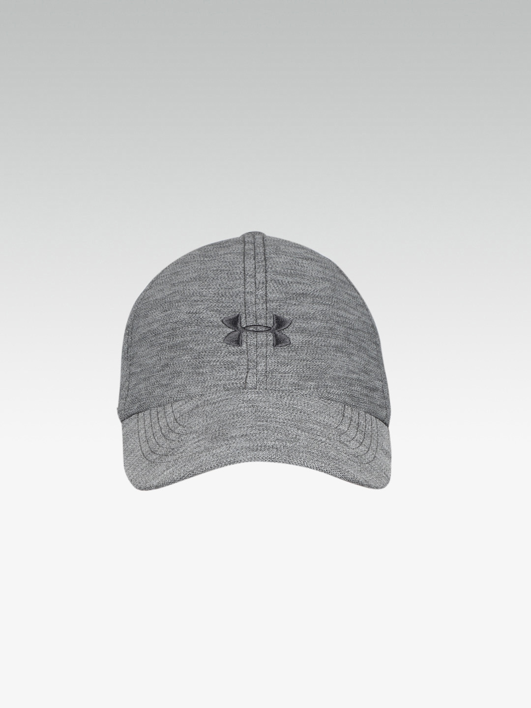 Buy UNDER ARMOUR Women Charcoal Grey Self Design Heathered Play Up
