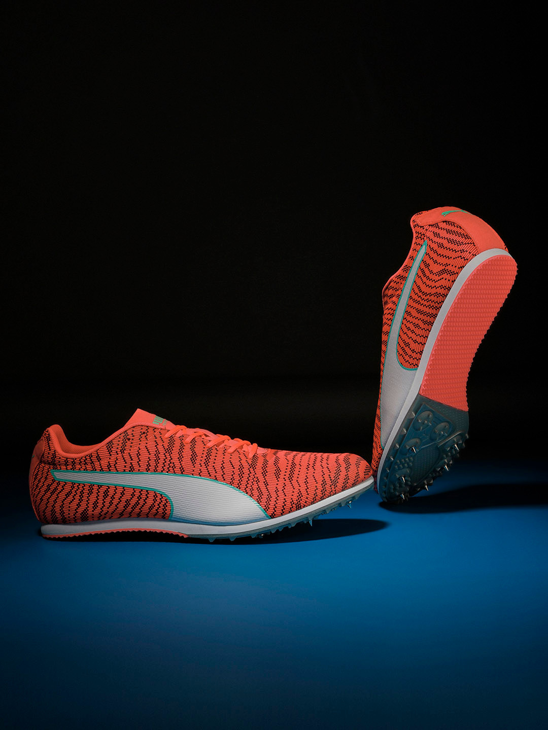 Buy Puma Men Pink & White Mesh EvoSPEED EverTrack + Star 6 Track