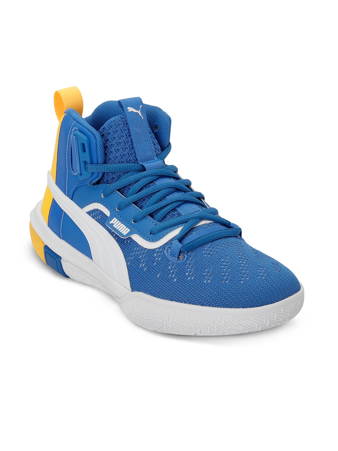 light blue puma basketball shoes