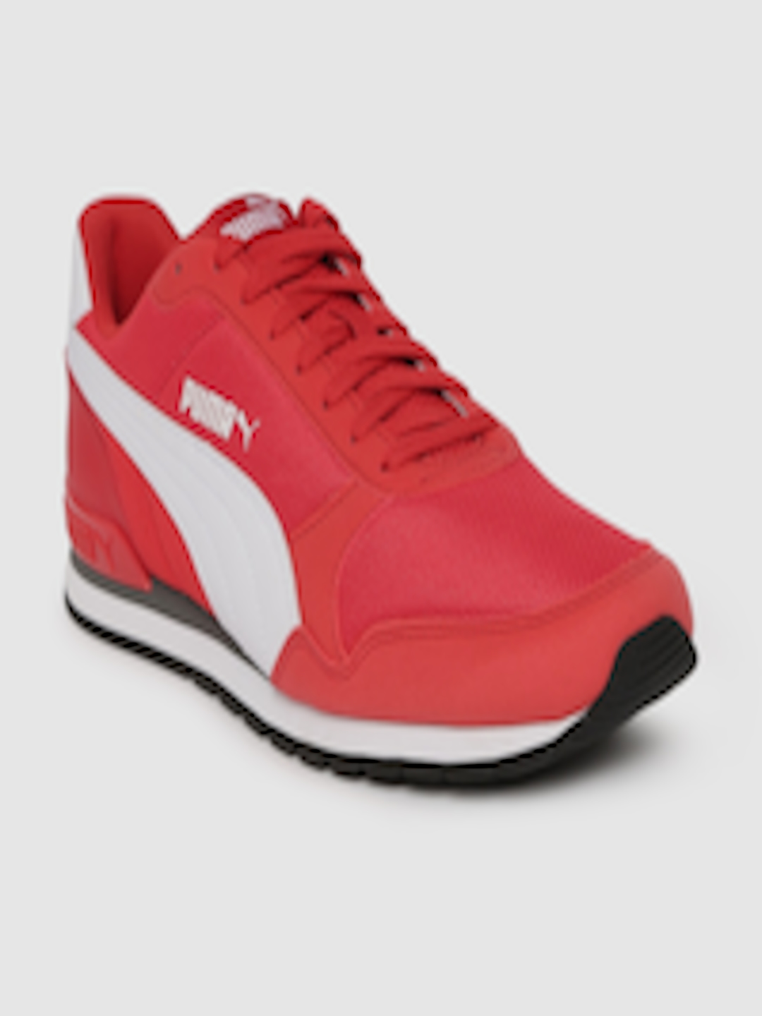 Buy Puma Unisex Red & White ST Runner V2 Running Shoes - Sports Shoes ...