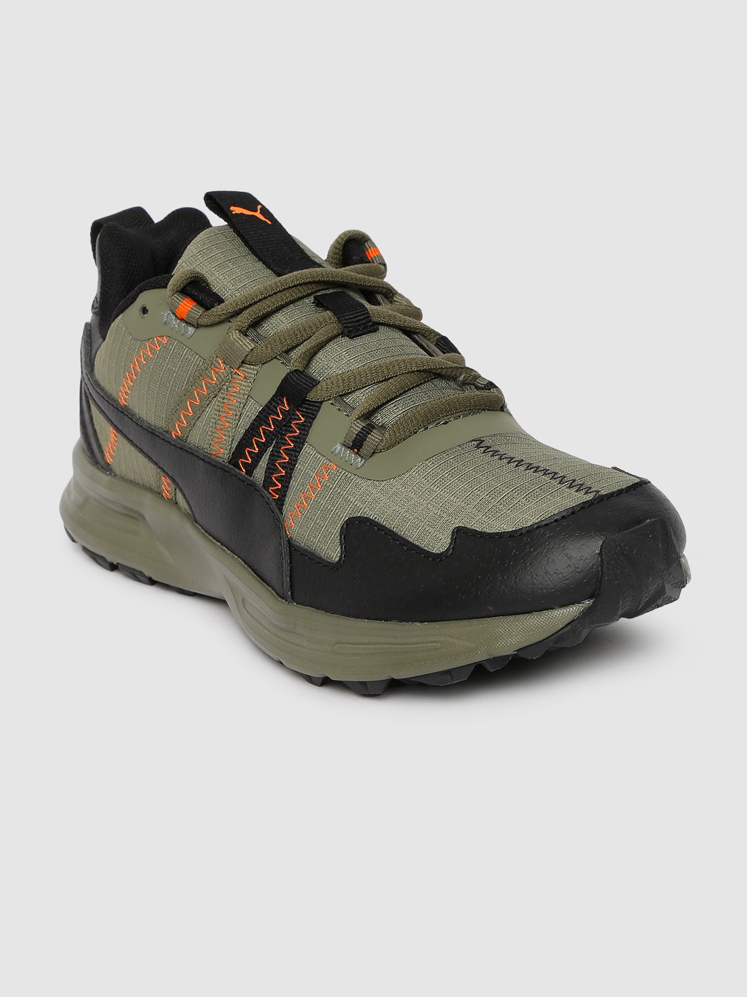 Buy Puma Unisex Olive Green & Black Escalate Running Shoes Sports Shoes for Unisex 11419038